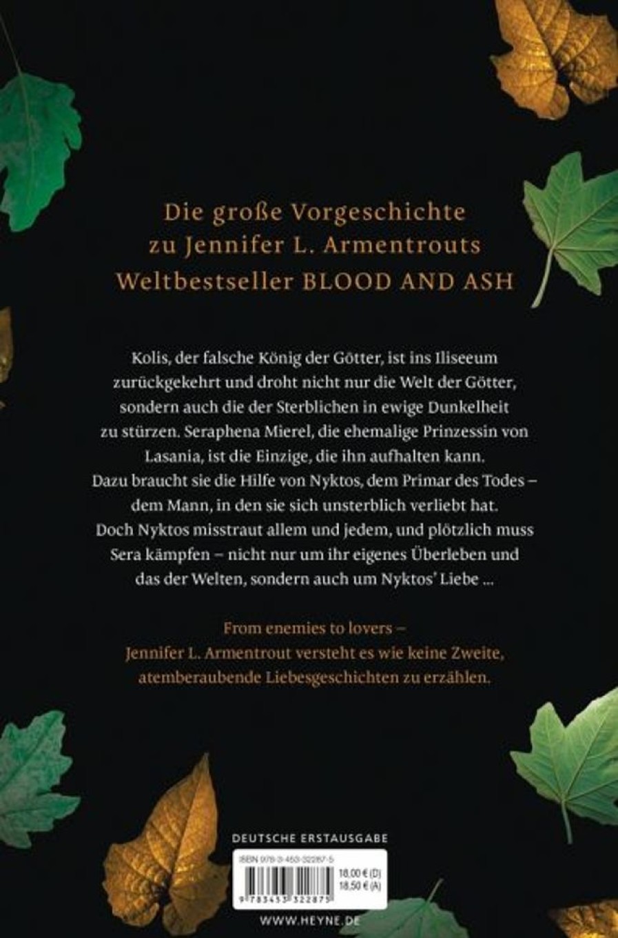 Science Fiction, Fantasy, Horror Heyne | Light And Flame / Eine Liebe Im Schatten Bd.2