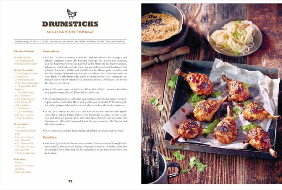 Kochen & Backen Bassermann | Grillen Fur Manner - 80 Rezepte Ohne Schnickschnack