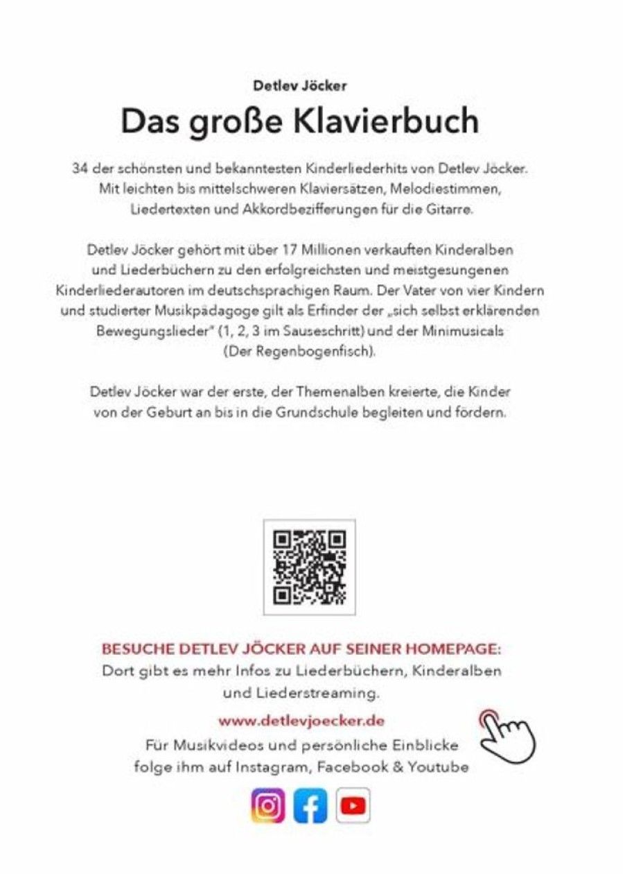 Musik Menschenkinder / Menschenkinder Verlag | Das Grose Klavierbuch