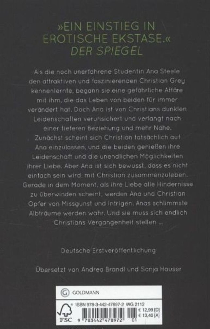 Erotik & Liebesleben Goldmann | Befreite Lust / Shades Of Grey Trilogie Bd.3