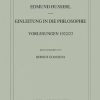 Philosophie Springer / Springer Netherlands | Einleitung In Die Philosophie