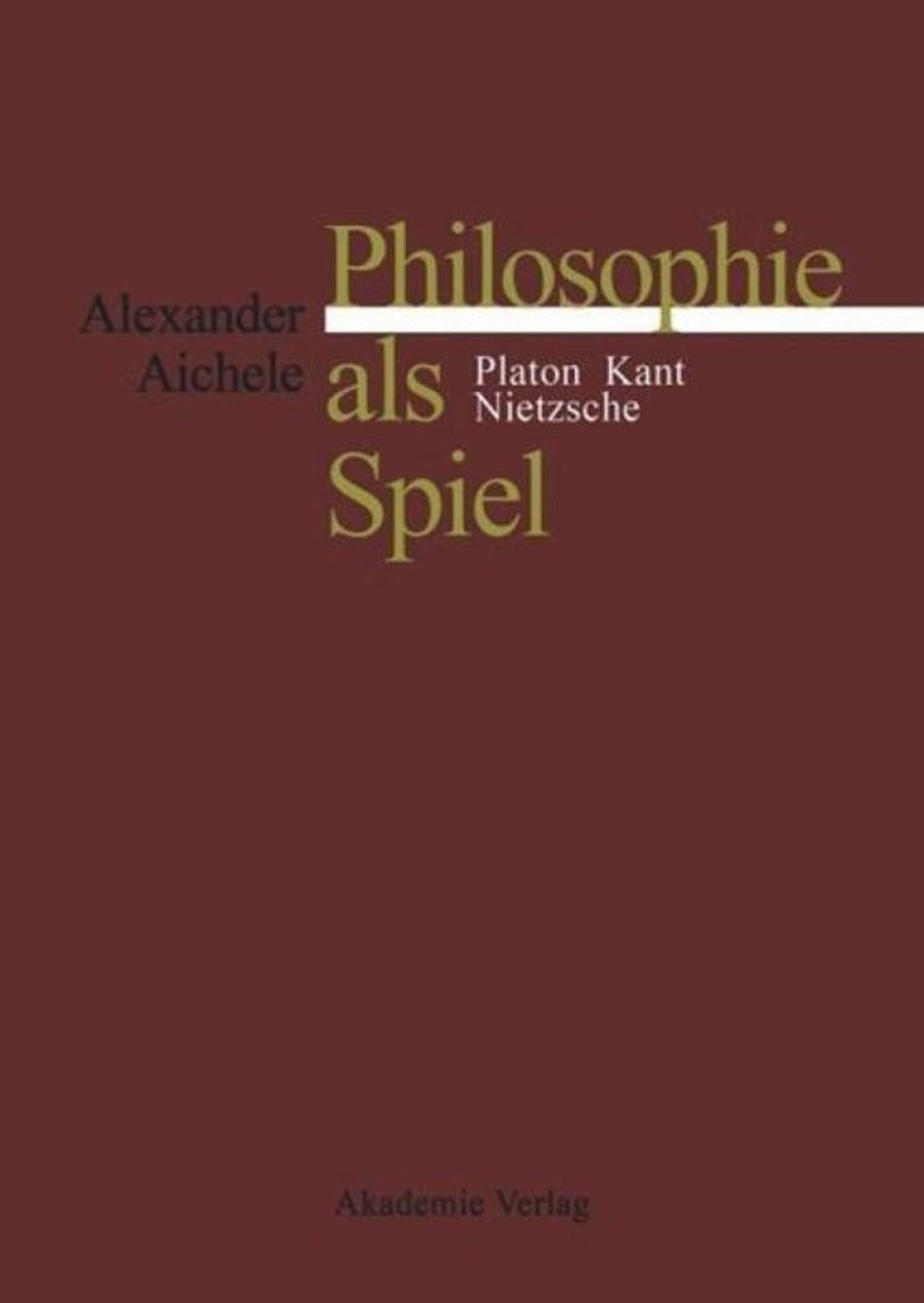 Philosophie Akademie Verlag | Philosophie Als Spiel