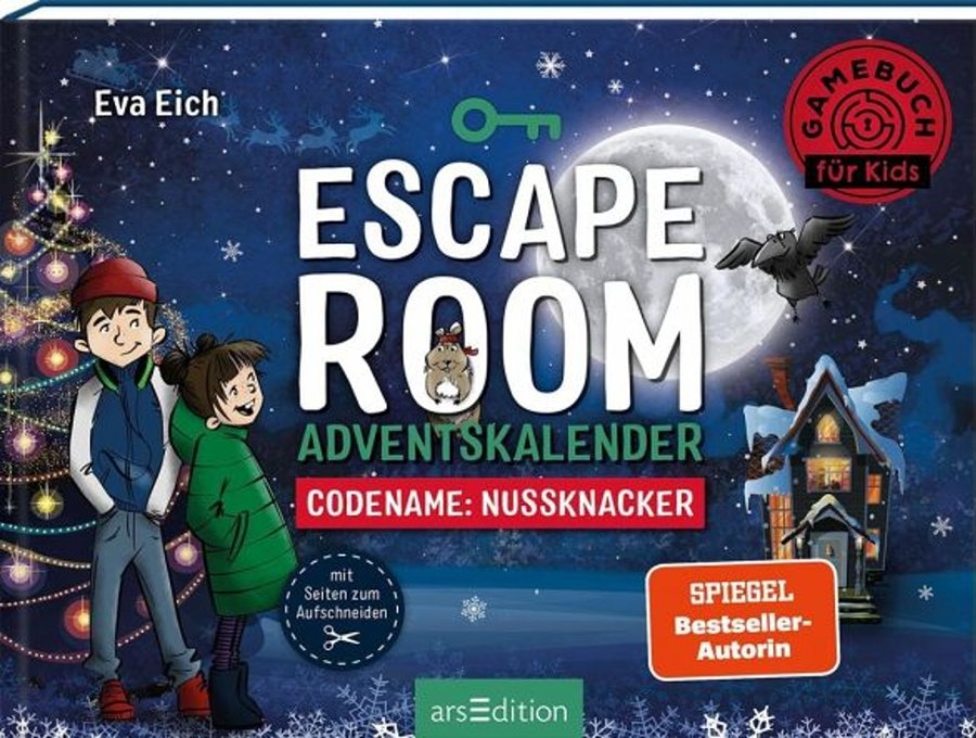 Krimi & Thriller ars edition | Codename: Nussknacker. Ein Escape Room Adventskalender