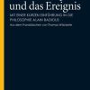 Philosophie Turia & Kant | Die Philosophie Und Das Ereignis