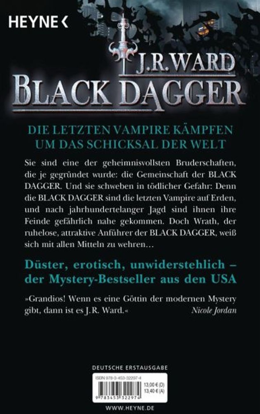 Science Fiction, Fantasy, Horror Heyne | Der Gefallene Engel / Black Dagger Bd.39