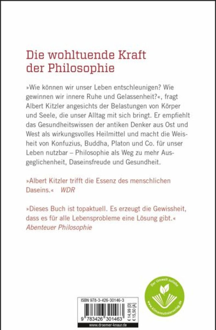 Philosophie Droemer/Knaur | Denken Heilt!