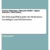 Philosophie GRIN Verlag | Die Fuhrungs-Philosophie Der Moderation. Grundlagen Und Arbeitsweisen