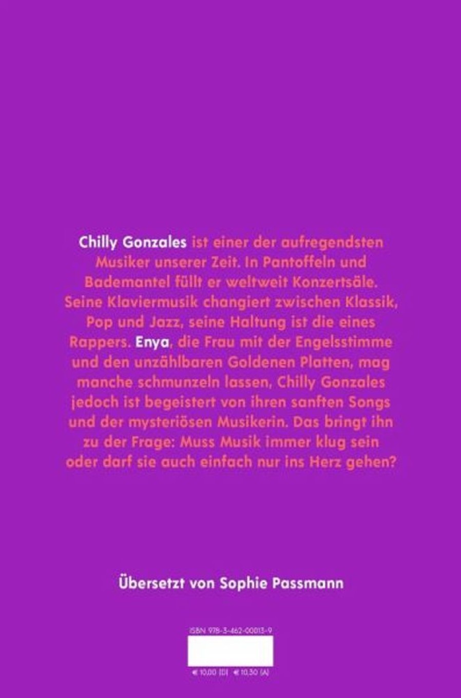 Musik Kiepenheuer & Witsch | Chilly Gonzales Uber Enya / Kiwi Musikbibliothek Bd.10