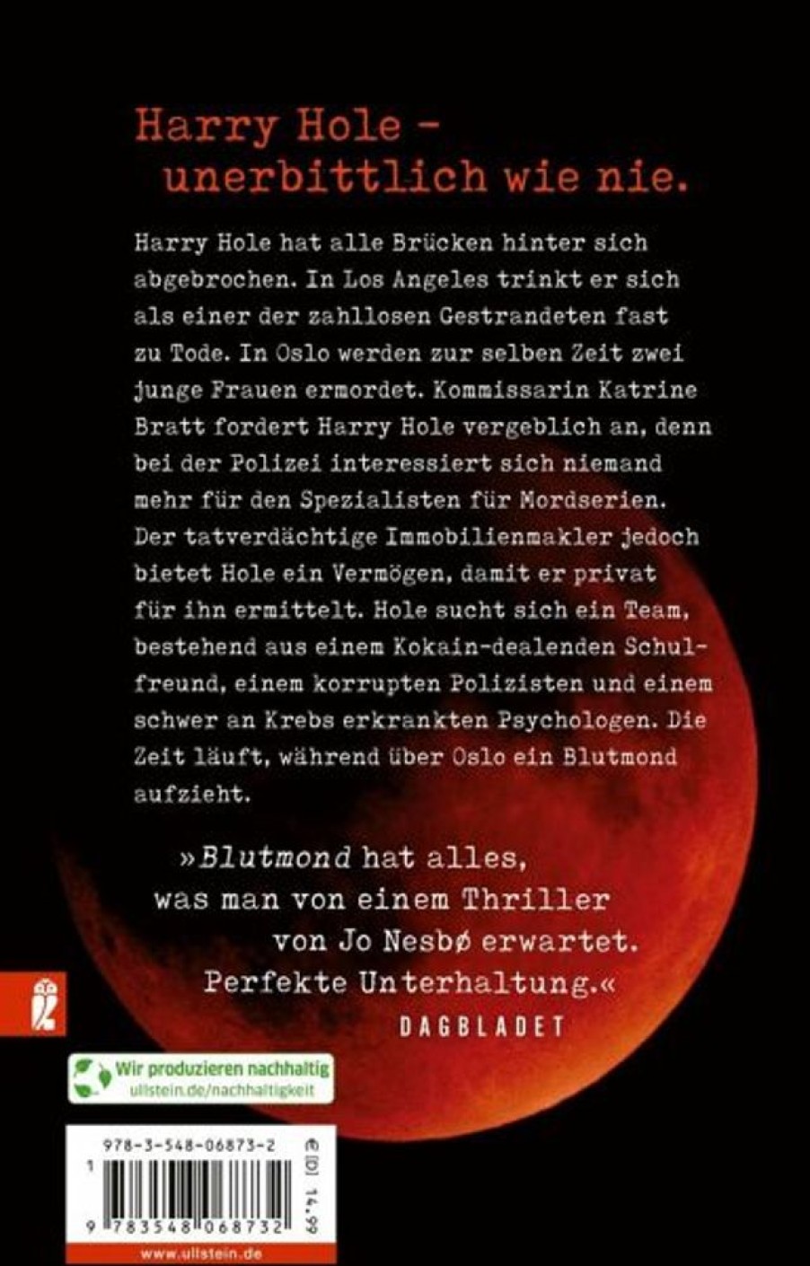 Krimi & Thriller Ullstein TB | Blutmond / Harry Hole Bd. 13