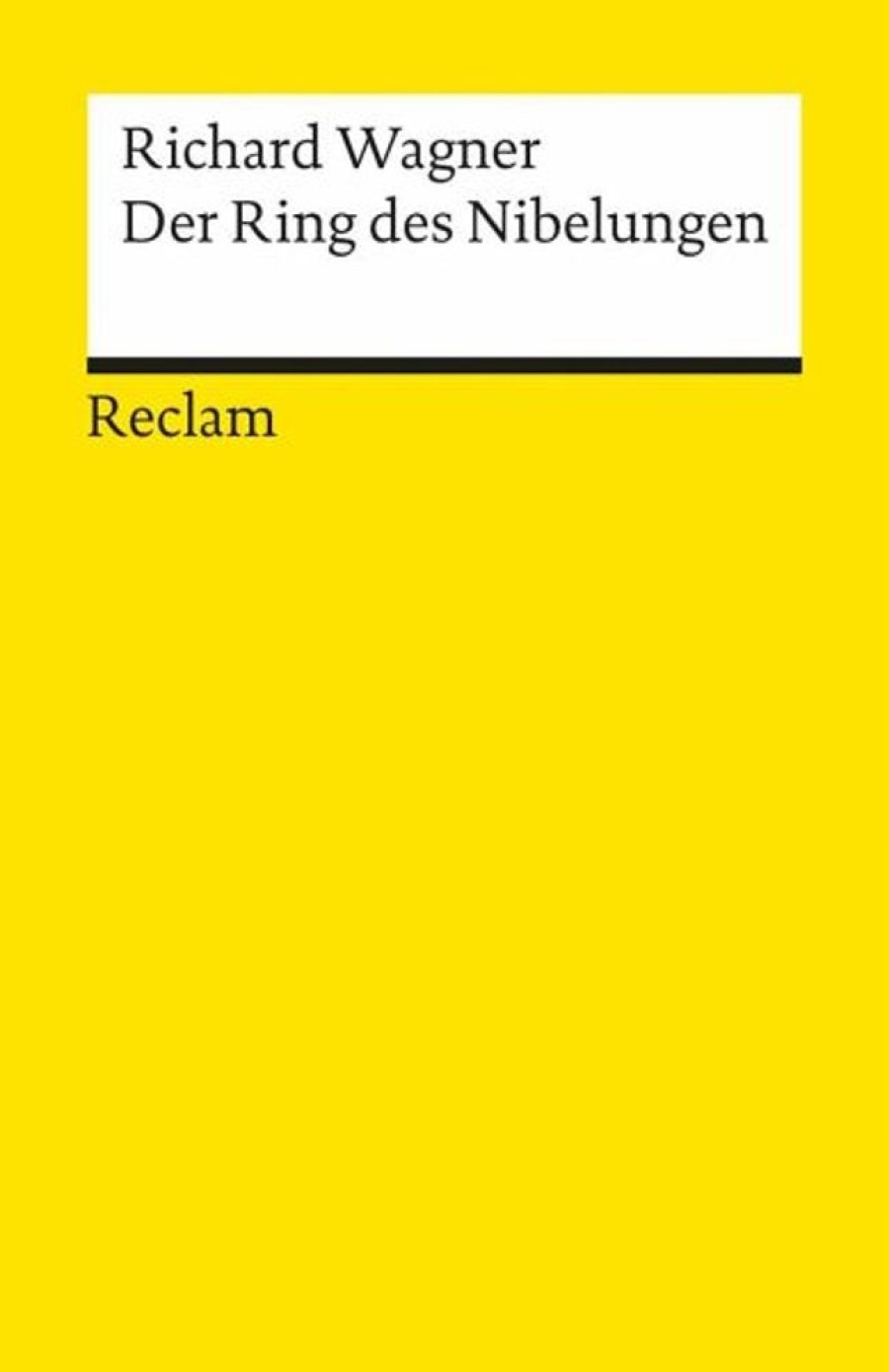 Musik Reclam, Ditzingen | Der Ring Des Nibelungen