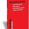 Philosophie Klostermann | Wirtschaft Im Kontext